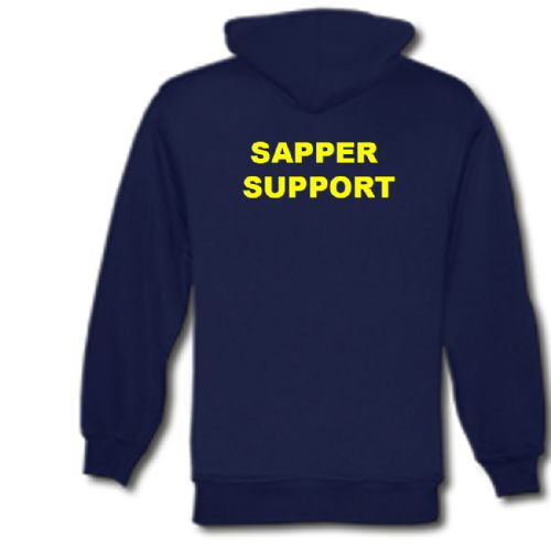 Sapper Support Embroidered Hoodie SMALL